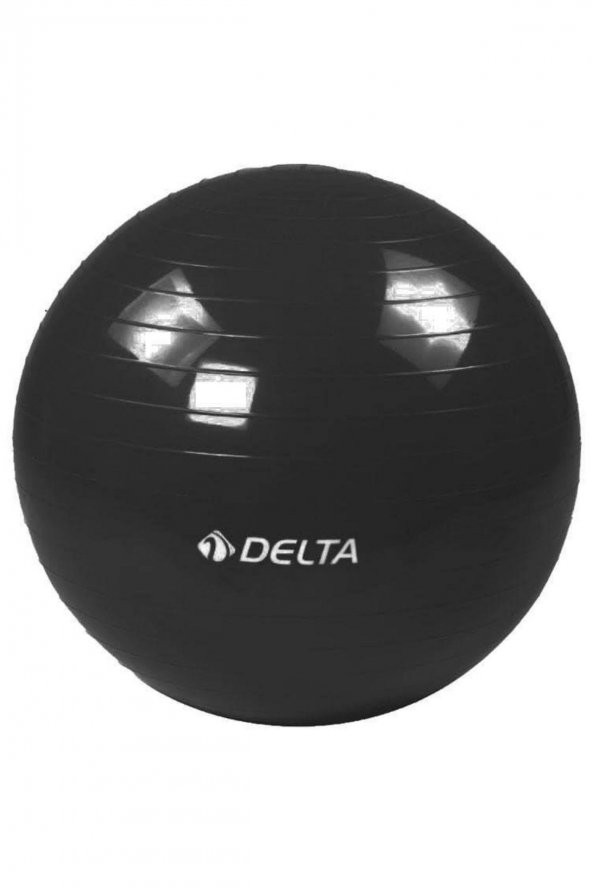 Delta 55 cm Dura-Strong Deluxe Siyah Pilates Topu