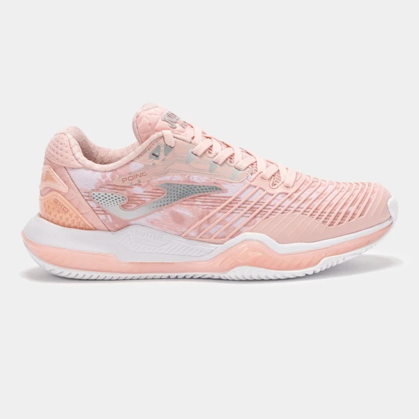 Joma Point 2513 Pembe Kadın Toprak & Sert Kort Tenis Ayakkabısı TPOILS2513AC