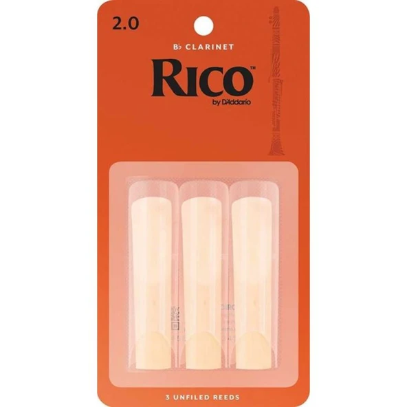 D\'Addario Woodwinds Rico RCA0320 Sib Klarnet Kamışı (3 lü) No:2