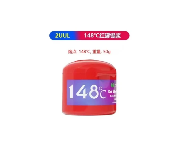 2UUL 148° Derece Red Skull Solder Sıvı Lehim 50gr