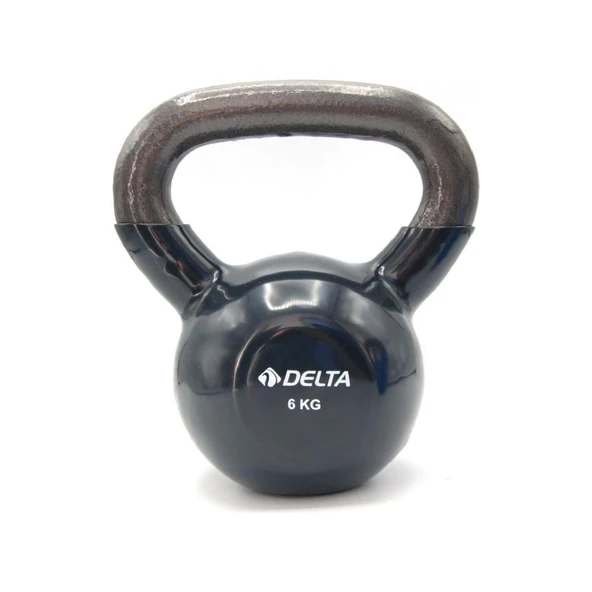 Delta 6 Kg. Çaydanlık Tipi Siyah Demir Dambıl - Kettlebell