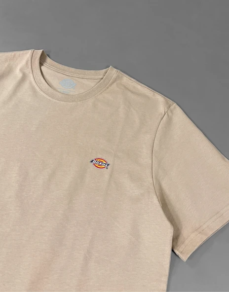 Dickies Basic Logo Bej Tişört - 3
