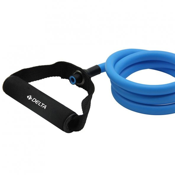 Delta 120 cm Tutacaklı Tam Sert 9*13 mm Pilates Direnç Lastiği - 3