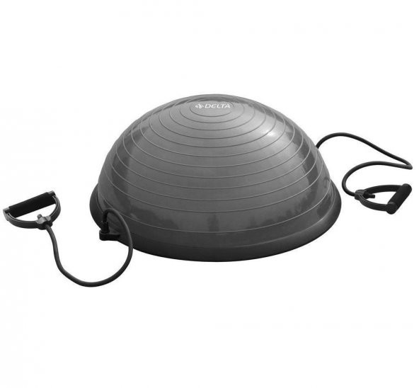 Delta Uluslararası Standart Ebatlarda 62 Cm Çap Bosu Ball Bosu Topu Pilates Denge Aleti (Pompalı) - 4