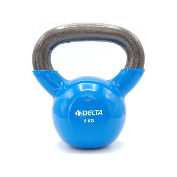 Delta 5 Kg. Çaydanlık Tipi Turkuaz Demir Dambıl - Kettlebell
