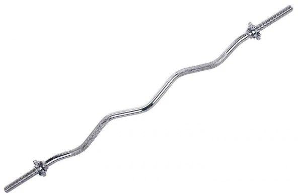 Delta 120 cm Z İçi Dolu Krom Uzun Bar (Ağırlık - Halter - Dambıl Barı) - 5