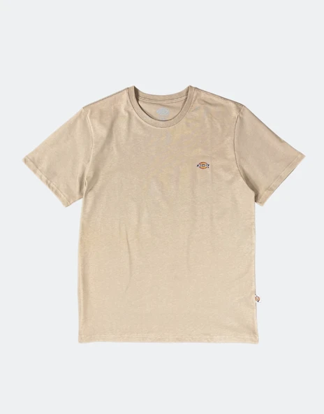 Dickies Basic Logo Bej Tişört
