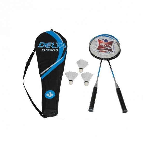 Delta 2 Badminton Raketi 3 Badminton Topu Çantalı Çiftli Set