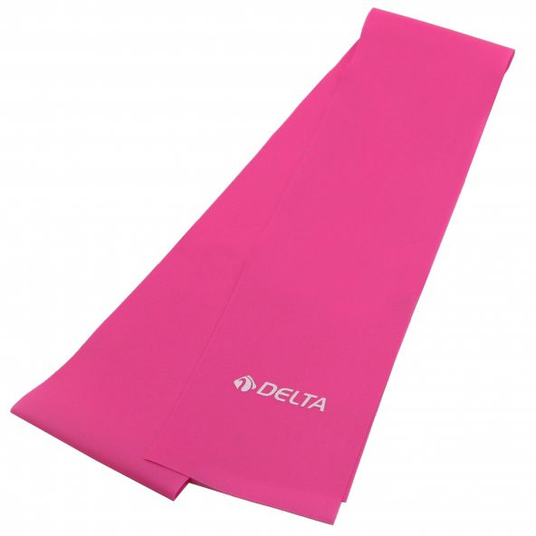 Delta Pilates Bandı Orta Sert 120 x 7,5 Cm Egzersiz Direnç Lastiği (Uç Kısmı Açık)