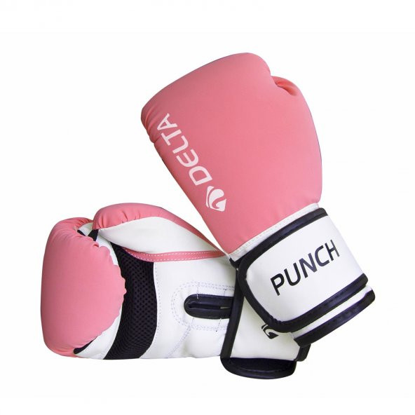 Delta Punch Dura-Strong Pembe-Beyaz Boks Eldiveni