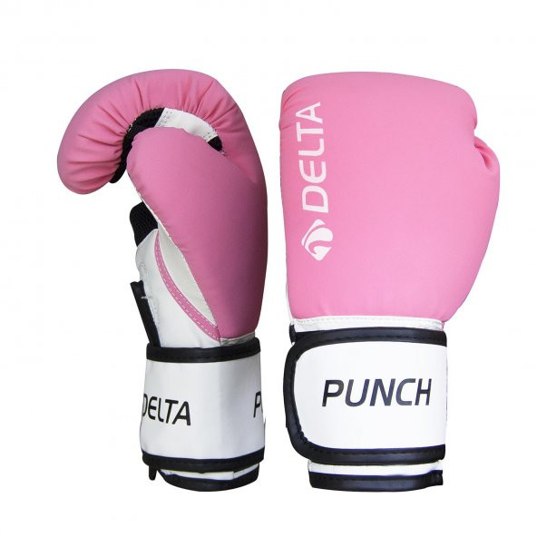 Delta Punch Dura-Strong Pembe-Beyaz Boks Eldiveni - 2