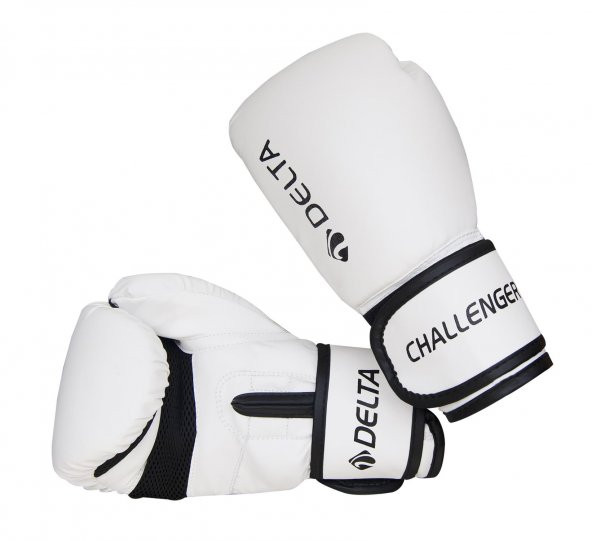 Delta Challenger Dura-Strong Beyaz-Siyah Boks Eldiveni