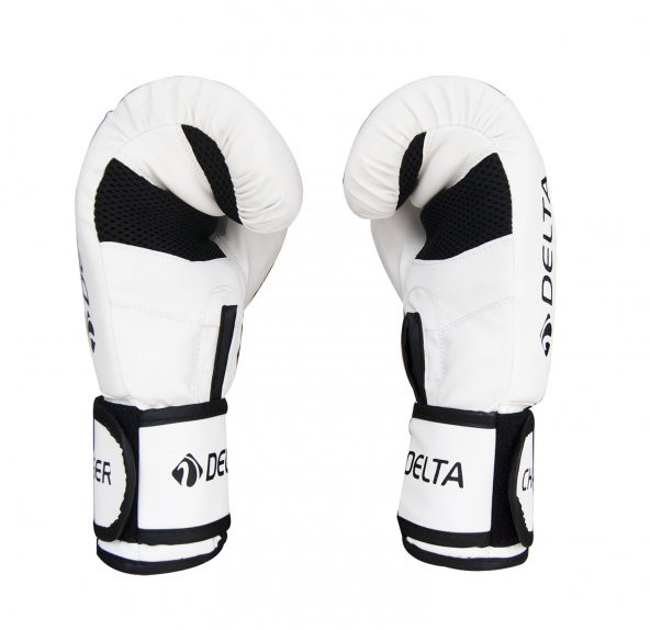 Delta Challenger Dura-Strong Beyaz-Siyah Boks Eldiveni - 3