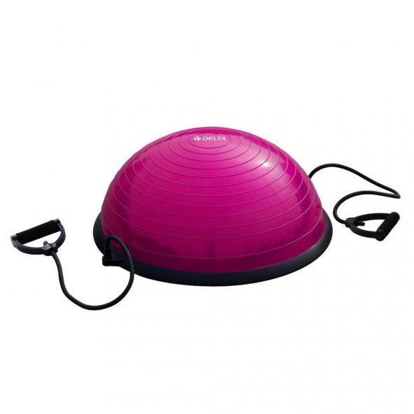 Delta Uluslararası Standart Ebatlarda 62 Cm Çap Bosu Ball Bosu Topu Pilates Denge Aleti (Pompalı) - 2