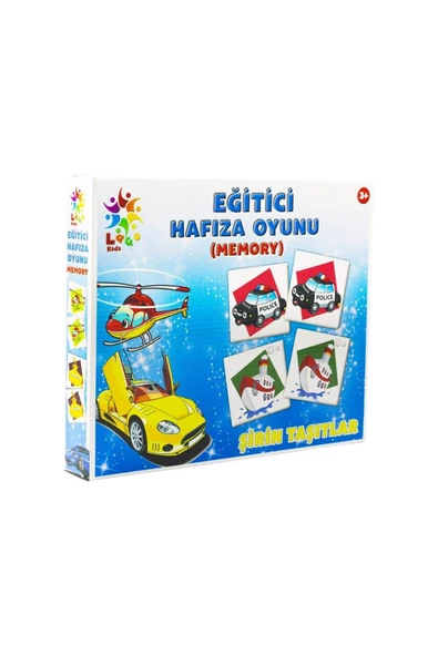 Laço Puzzle Lc023 Eğitici Hafıza Oyunu Sevimli Taşıtlar - 2