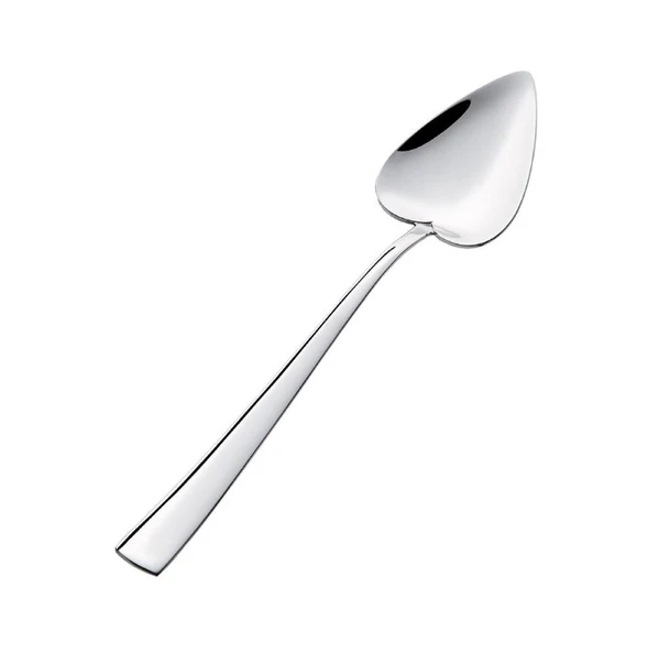 Nehir Can & Canan 12 Adet Sade Tatlı Çatal Kaşık Takımı - Resim 2