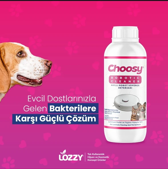 Choosy Akıllı Robot Süpürge Deterjanı - 1000 ml - 5