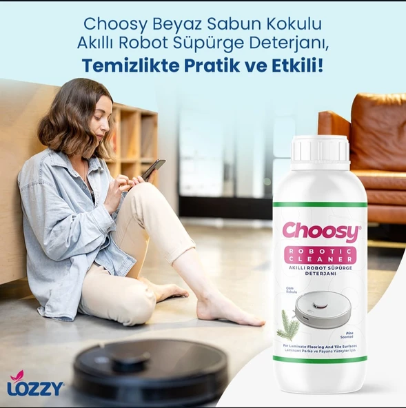 Choosy Akıllı Robot Süpürge Deterjanı - 1000 ml - 3