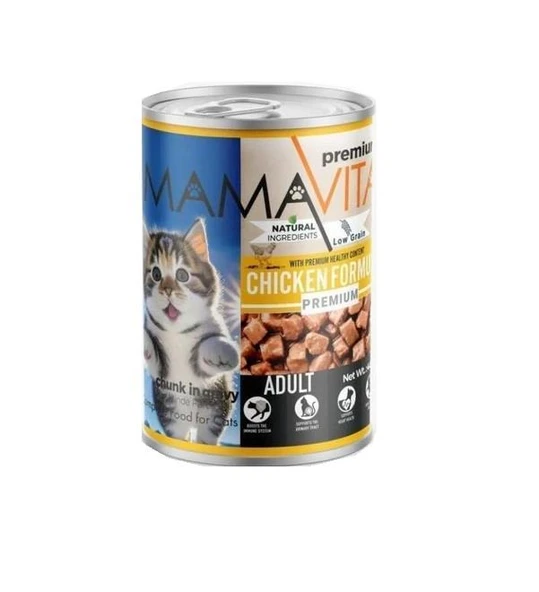 Mamavita Parça Tavuk Etli Yetişkin Kedi Maması 400 gr