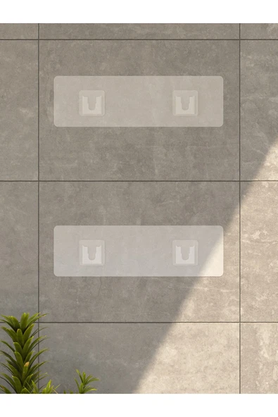 Mithra Life 2 Adet Düzenleyici Yapışkanlı Banyo Organizer Duş Rafı MIT1146 - 4