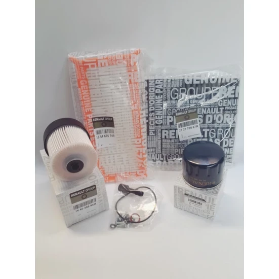 FİLTRE SETİ RENAULT CLIO IV, LOGAN  MSV 1,5 (3`LÜ SET)