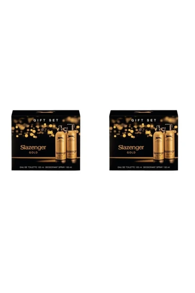 Slazenger Active Sport Gold 125 ml 150 ml Deodorant Erkek Parfümü X2 Adet
