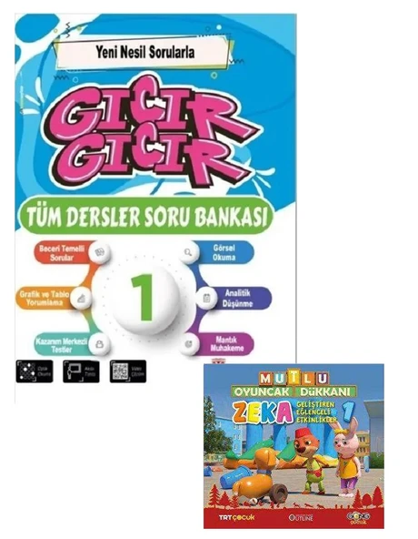 1.Sınıf Yeni Nesil Sorularla Gıcır Gıcır Tüm Dersler Soru Bankası (Okulda-Evde-Tatilde) ürün görseli 1