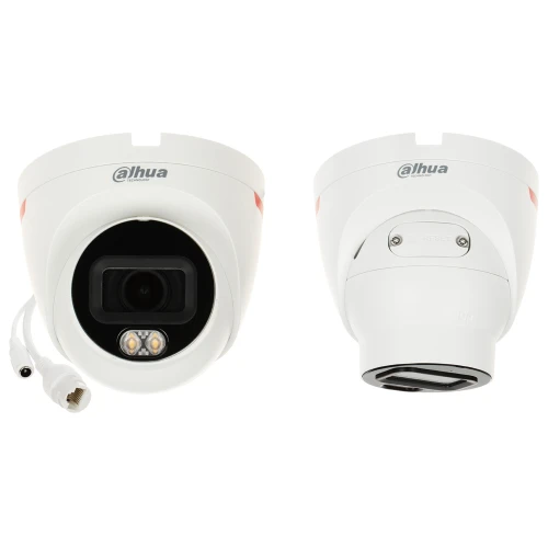 DAHUA  IPC-HDW2449TL-S-LED-PRO  4Mpix, WizColor, 2,8mm Lens,H265+, 30Mt Gece Görüsü, IP67, Dahili Mikrofon, PoE Dome IP Kamera