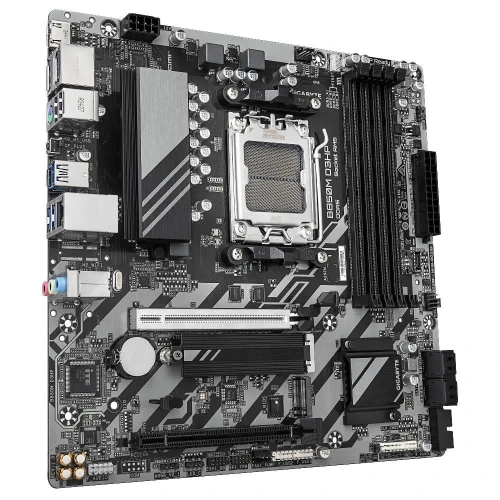 GIGABYTE B850M D3HP, 4xDDR5, 2xM.2, 2xDP, HDMI, Type-C, AMD Ryzen 7000 Serisi, AM5 Soket Anakart - 3