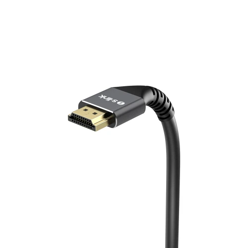 S-LINK SLX-HD4K015, 4K UHD, HDMI v2.0, 1.5mt. 60Hz. Metal Uçlu, Kablo - 2