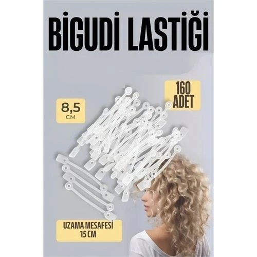 Bigudi Lastiği Perma Lastikleri 144 ADET