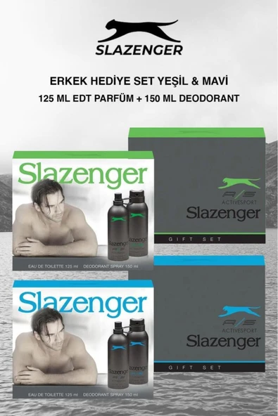Slazenger Active Sport-sport Erkek Parfüm Setii 2li Set