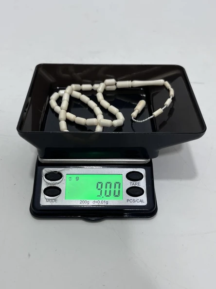 Kesme Fildişi Tesbih 8,99 Gram - Koleksiyonluk Fil Dişi Tespih - 5