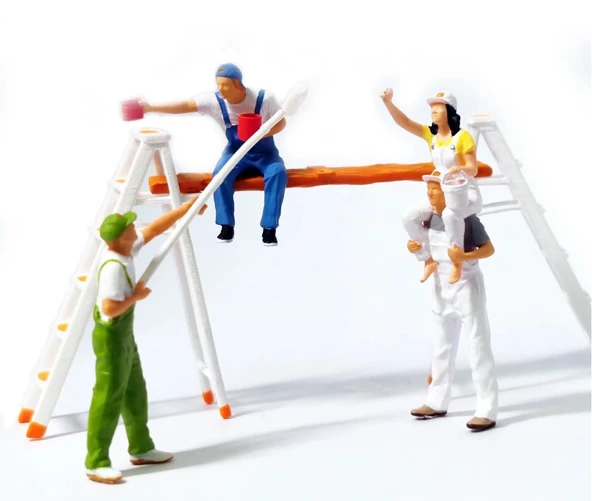 Race Medal 1:64 Boya Ustası Diorama Figür