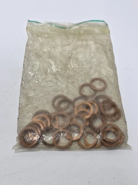 Bakır Conta 17,7x13,5x1,2mm (35 Adet) - Resim 3