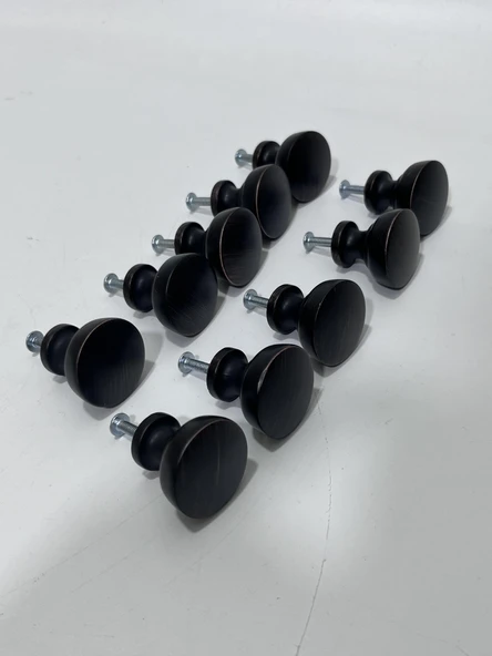 Vintage Dolap Mobilya Düğme Kulp 31,5mm (10 Adet) - 2