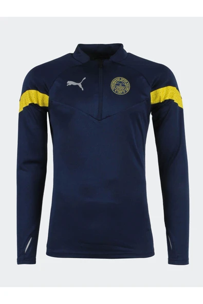 Fenerbahçe Orijinal Lisanslı Yarım Fermuar Antrenman Çocuk Sweat - 2