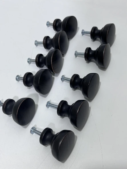 Vintage Dolap Mobilya Düğme Kulp 31,5mm (10 Adet) - 4