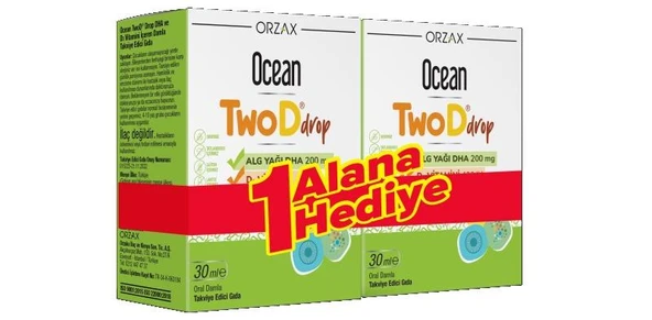 Ocean Twod Damla 30 ml 1 Alana 1 Hediye