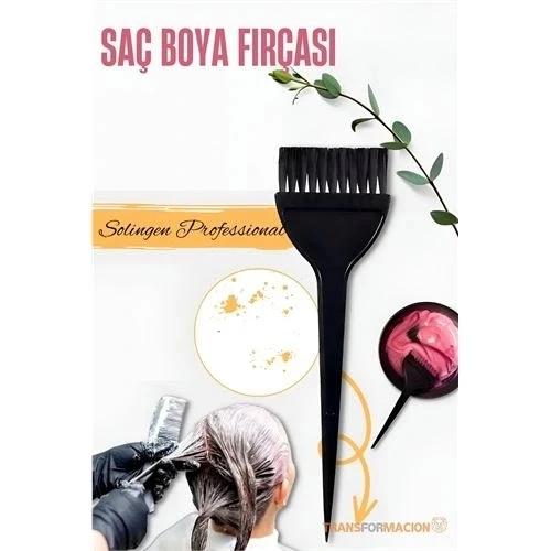 Geniş Uçlu Saç Boya Fırçası Balyaj Fırçası Solingen Professional
