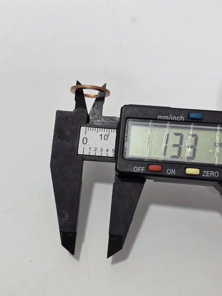 Bakır Conta 17,7x13,5x1,2mm (35 Adet) - Resim 6