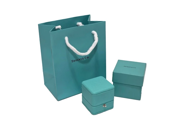 Tiffany Co Kadife Yüzük Kutusu (Çantalı)