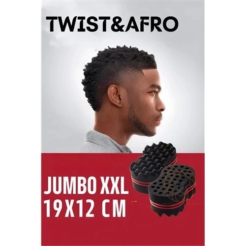 Afro Twist Saç Süngeri Jumbo 19 cm
