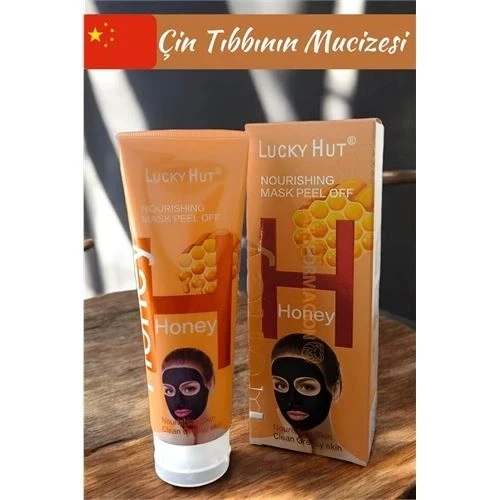 LUCKY HUT Soyulan Yüz Maskesi Cildi Besler, Yağlı Cildi Temizler