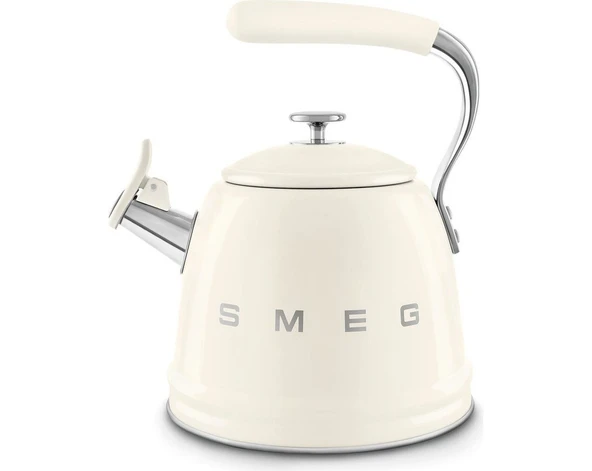 Smeg 50's Style Krem Set Üstü Düdüklü Kettle 2.3 Lt