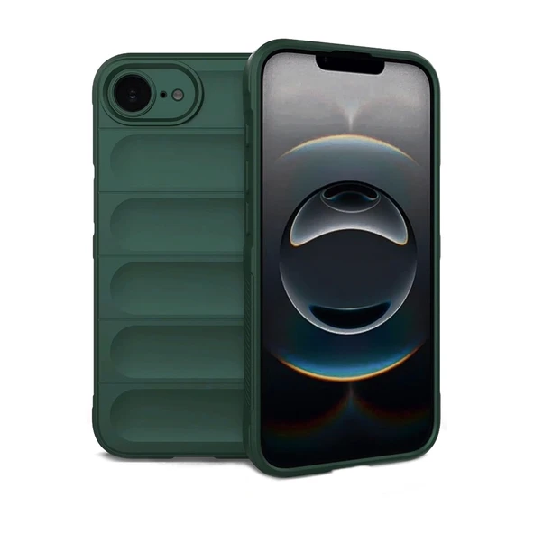 iPhone 16e Kılıf Optimum Lens Çerçeveli Silikon Kapak - 5