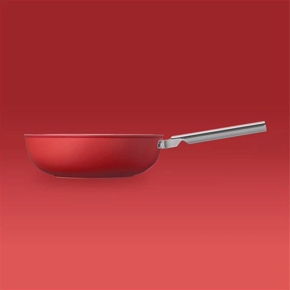 Smeg 30 cm Wok Tava Kırmızı CKFW3001RDM - 3