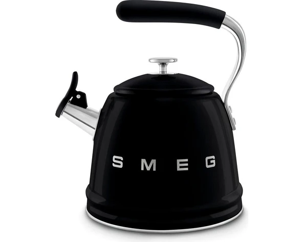 Smeg 50's Style Siyah Set Üstü Düdüklü Kettle 2.3 Lt - 2