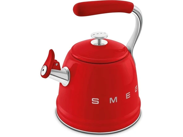 Smeg 50's Style Set Üstü Düdüklü Kettle Kırmızı 2.3 Lt - 5