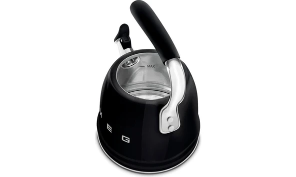 Smeg 50's Style Siyah Set Üstü Düdüklü Kettle 2.3 Lt - 5